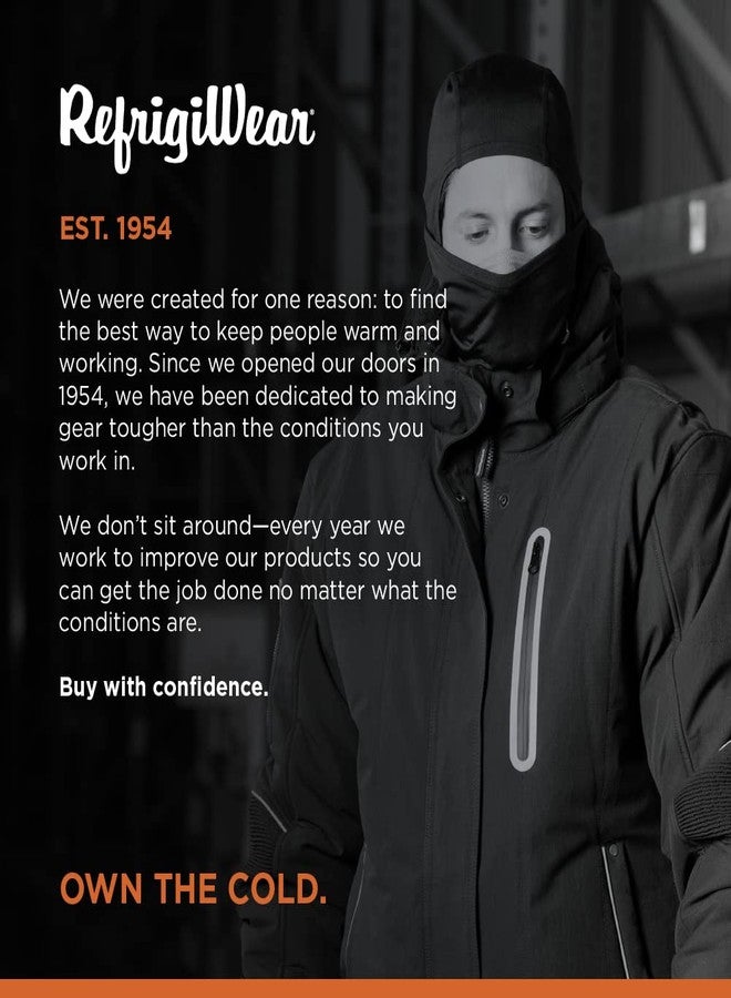 RefrigiWear 4-in-1 Stretch Knit Convertible Balaclava Face Mask, One Size Black - Image 4